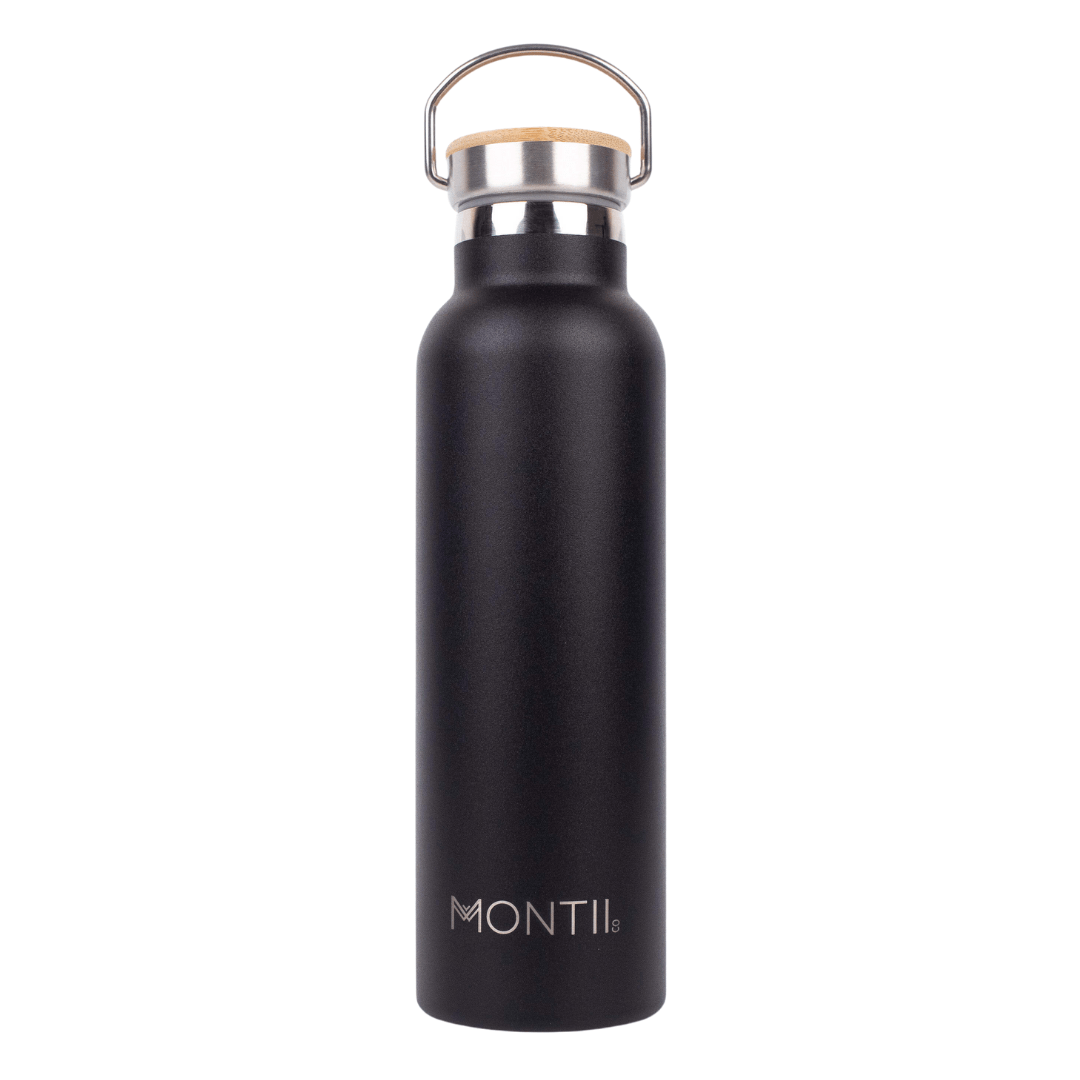 Montii Borraccia Termica Bambini Nera 600 ml Acciaio