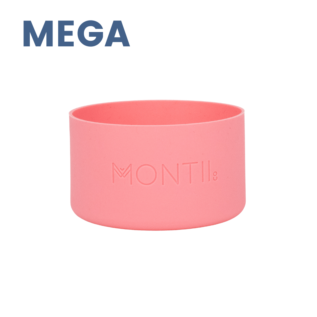 Montii MEGA protezione base silicone rosa borraccia