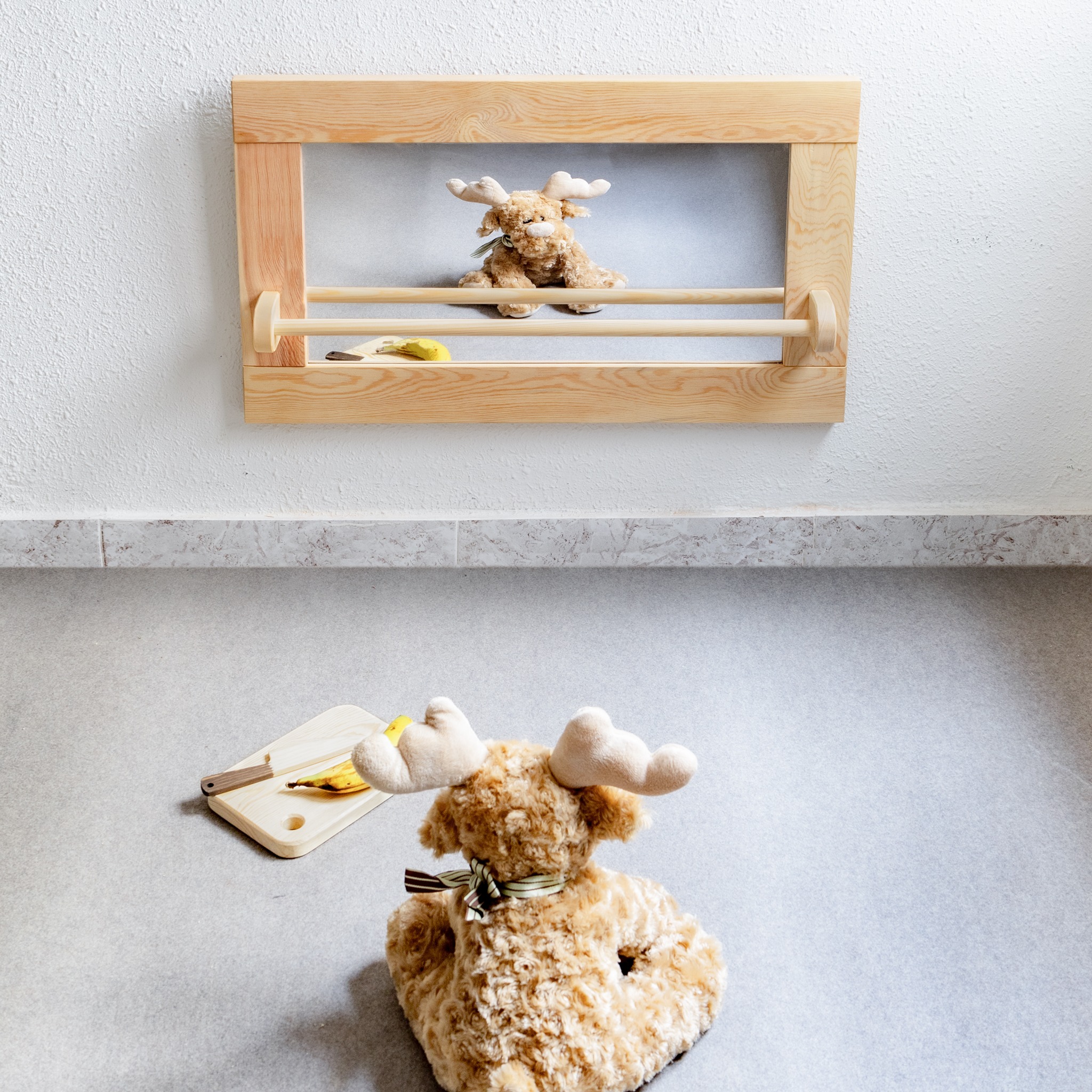 The Dida Specchio Montessori Legno Naturale Piccolo