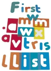 The Dida stencil lettere traslucide minuscole 28 pz valigetta