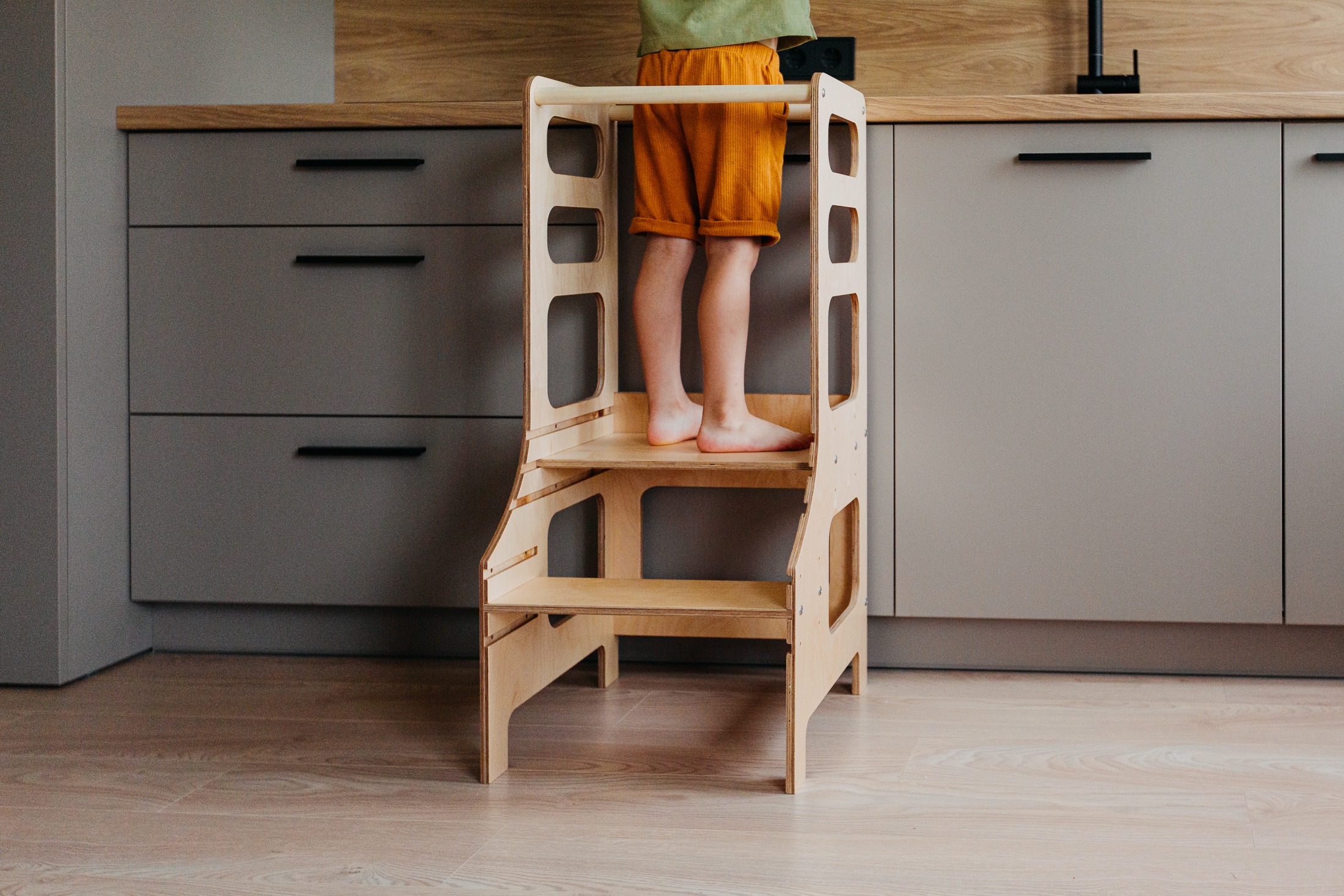 The Dida Montessori Torre di Apprendimento Legno Regolabile