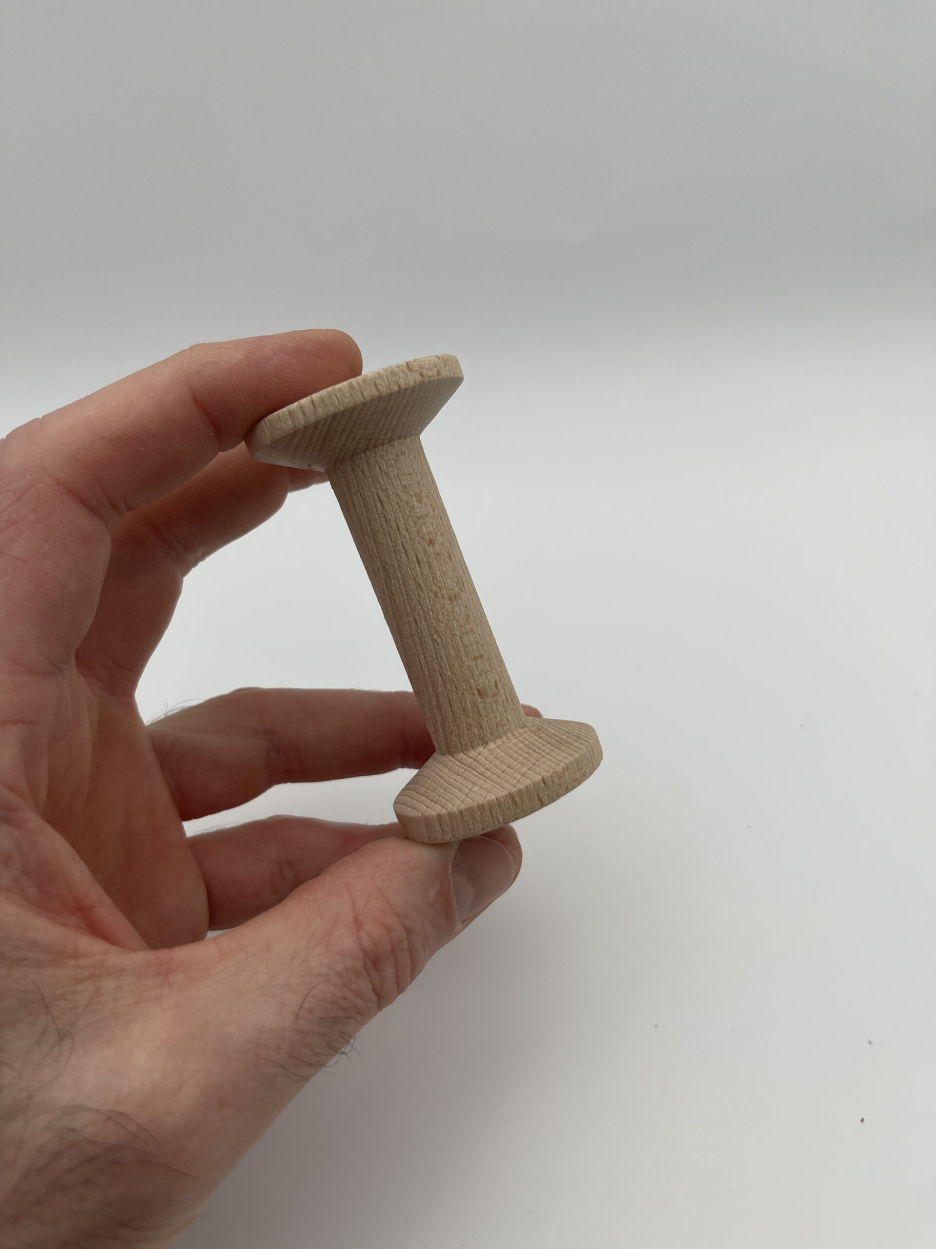 The Dida rocchetto legno di faggio 7 cm naturale