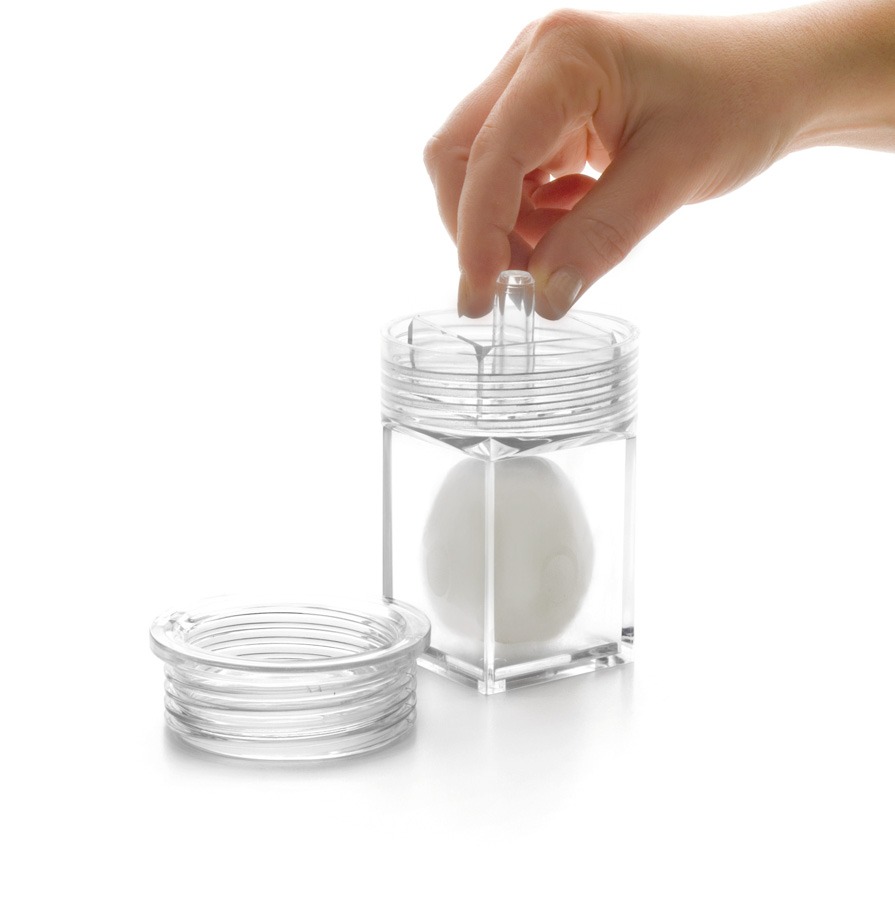 The Dida Quadrato stampo uovo sodo 5 cm plastica