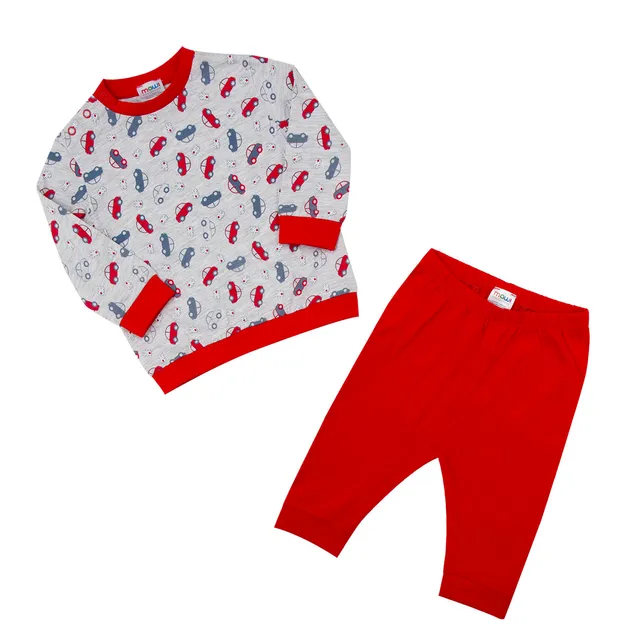 Toys Center Baby Pigiama Bimbo Jersey Macchinine Rosse