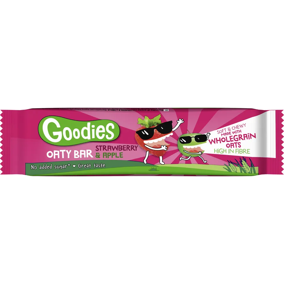 Goodies barrette mela fragola 23 g cereali
