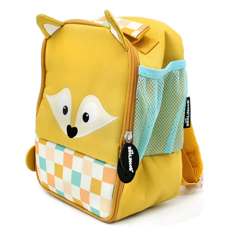 Les Deglingos Cyranos zaino termico volpe giallo 26 cm