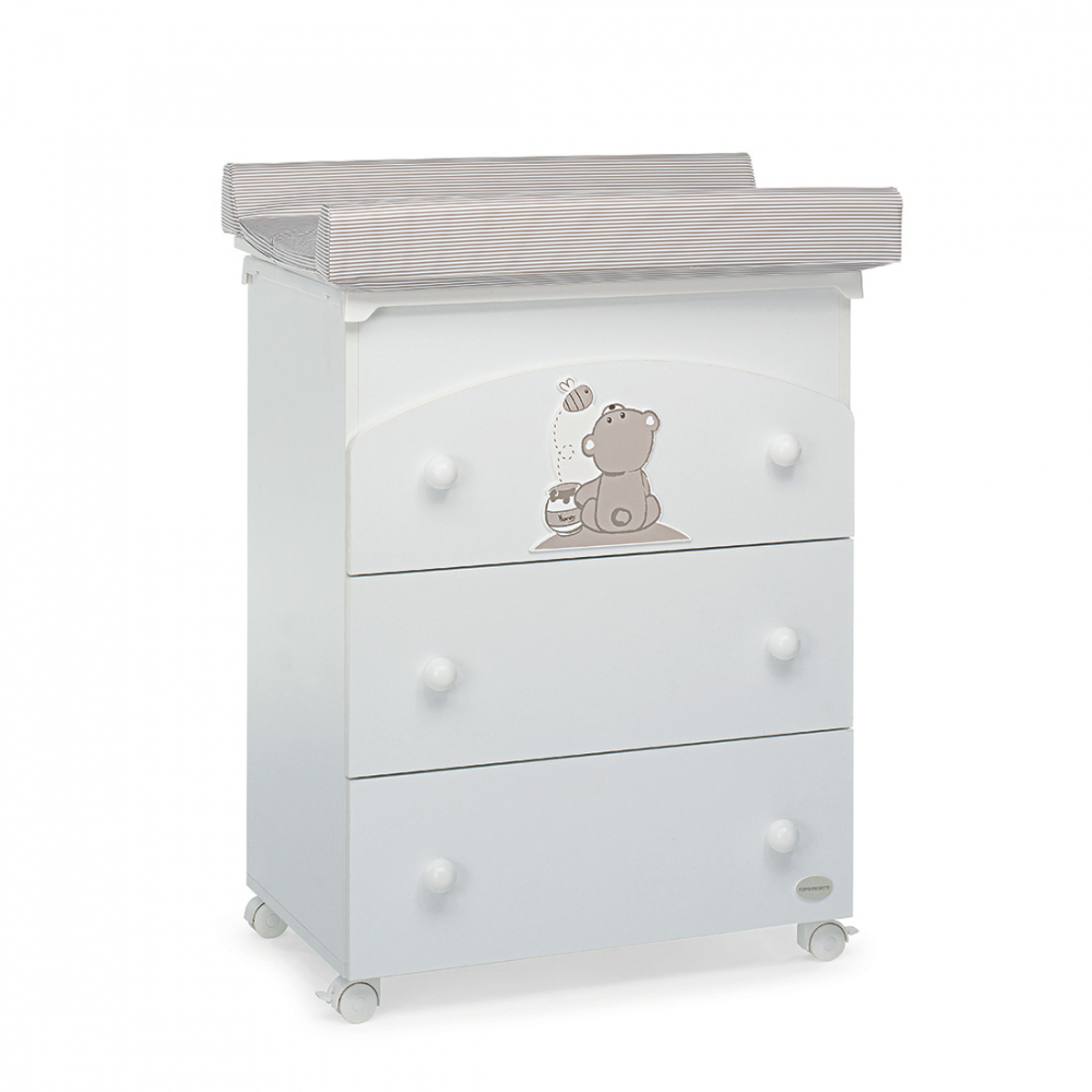 Foppapedretti Golosone bagnetto fasciatoio legno bianco beige