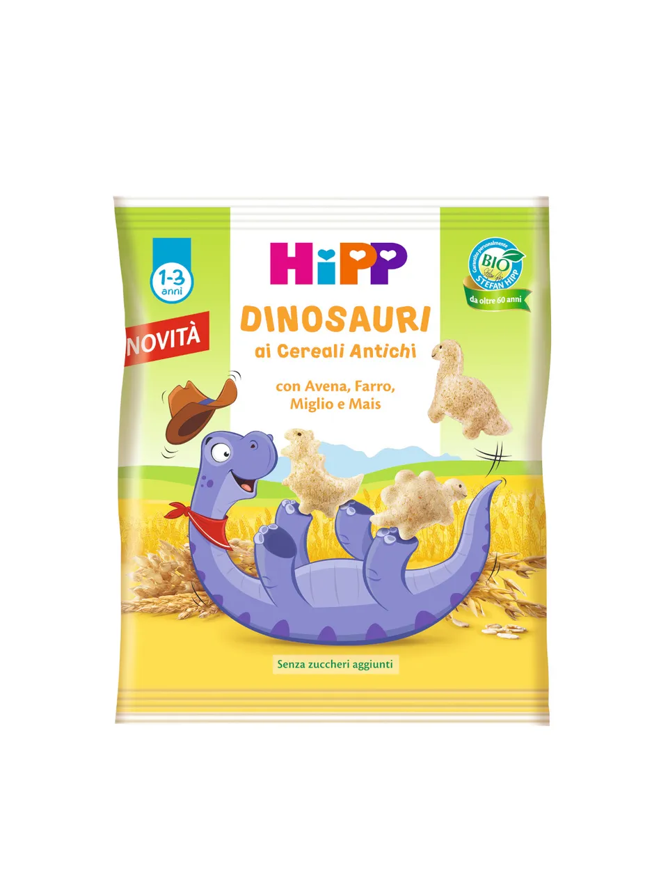 HiPP Dinosauri Snack Cereali Antichi Bio 30 g