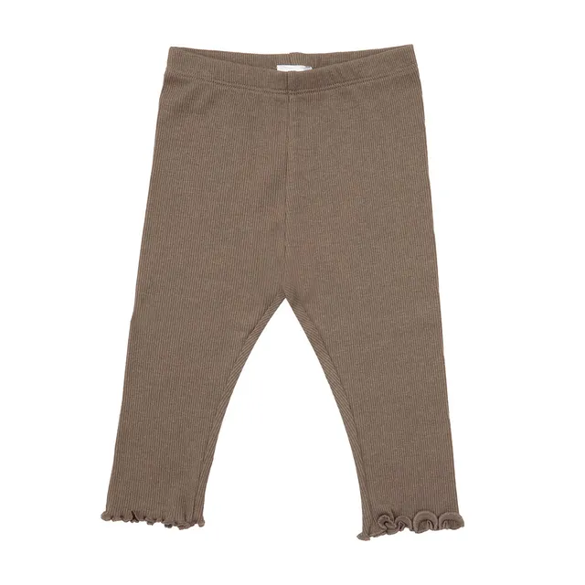 Toys Center Baby legging bimba marrone in costina