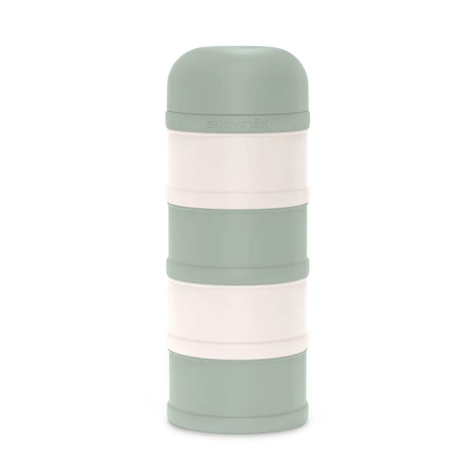 Suavinex Dosatore Latte in Polvere Verde 4 Scomparti