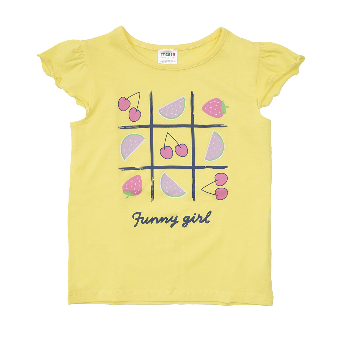 Chicco Canotta Jersey Bimba Gialla con Frill