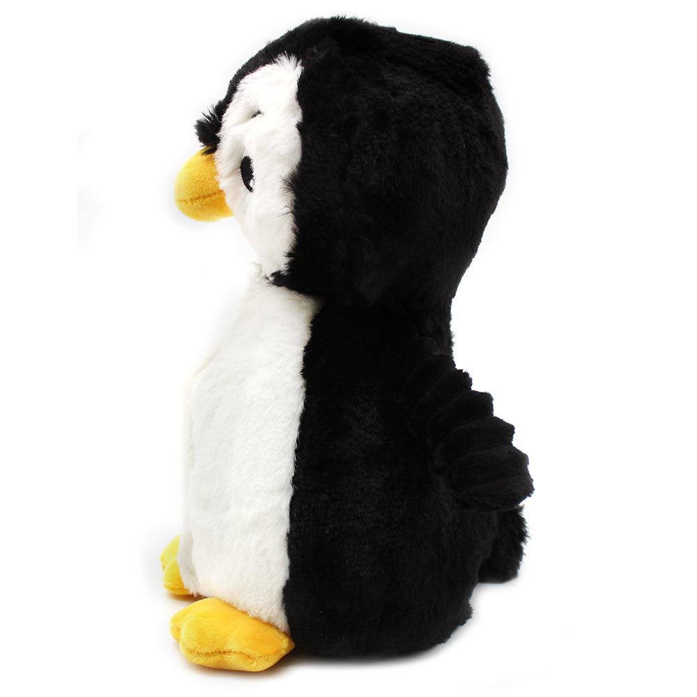 Les Déglingos Ptipotos Iglou peluche pinguino bianco nero