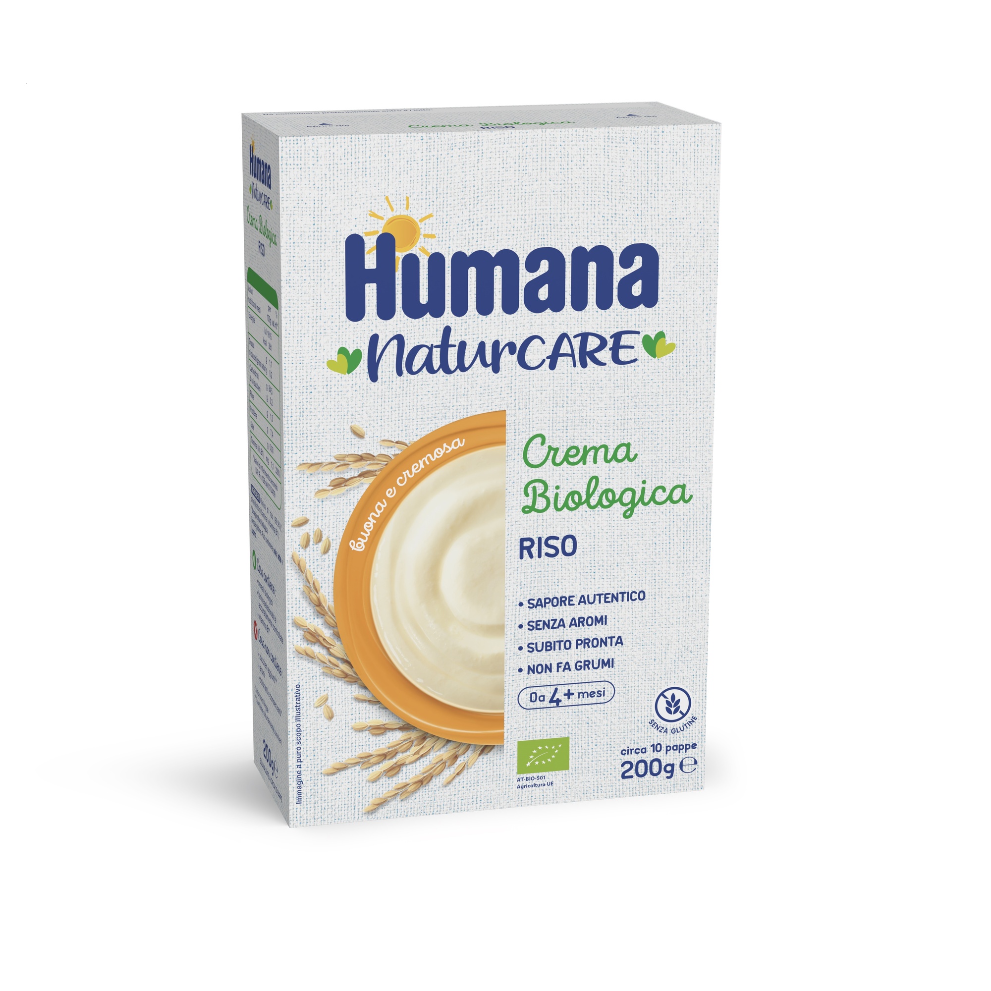 Humana Crema di riso biologica 200g dai 4 mesi