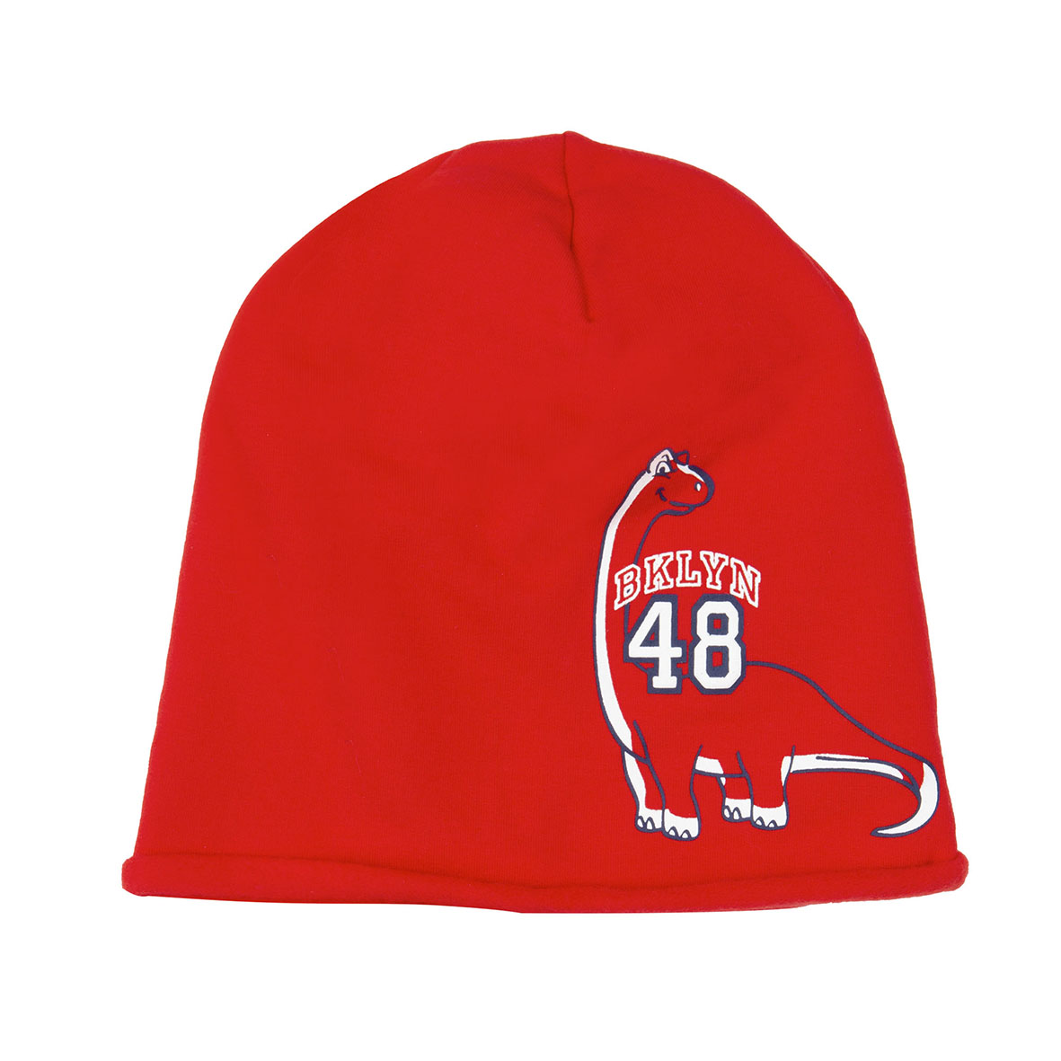 Mawi cappello felpa rosso dinosauro neonato