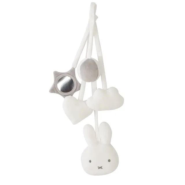 Miffy Pendagli giostrina bianco 5 pezzi sensoriale
