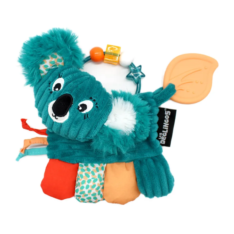Les Deglingos Berlingos Koala sonaglio attività dentizione blu-verde