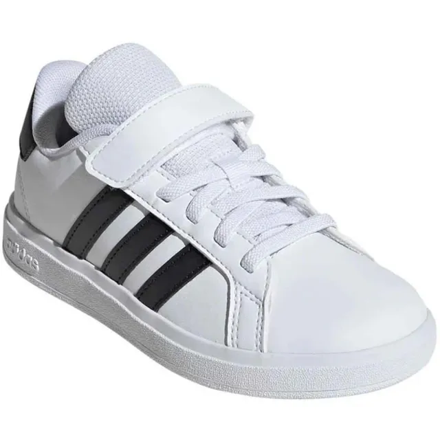 adidas Grand Court 2.0 Sneakers Bimbo Bianca Bande Nere