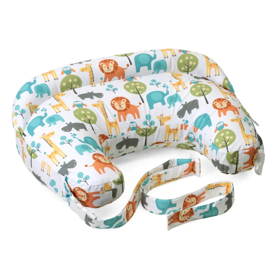 Boppy Deluxe Peaceful Jungle cuscino allattamento cintura