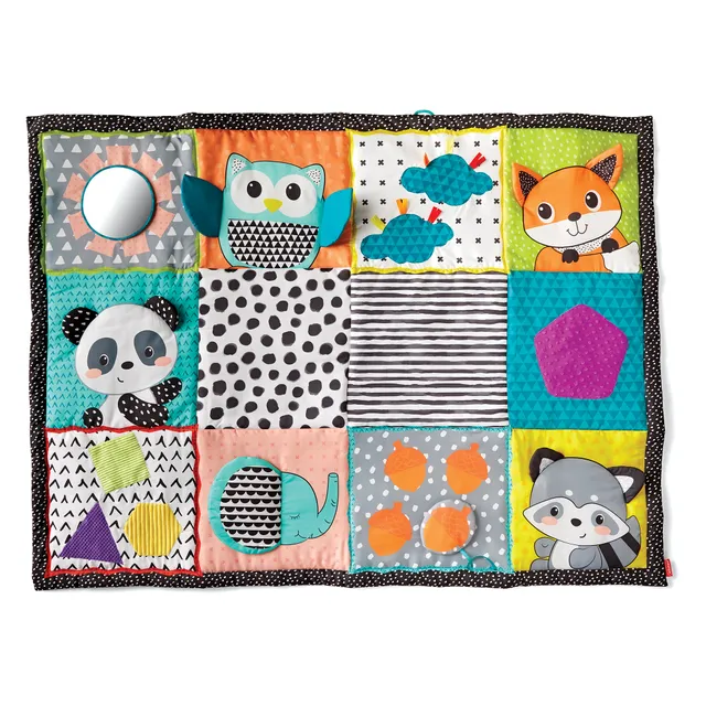 Infantino Tappeto Attività 167x127 cm con Specchio Sensoriale