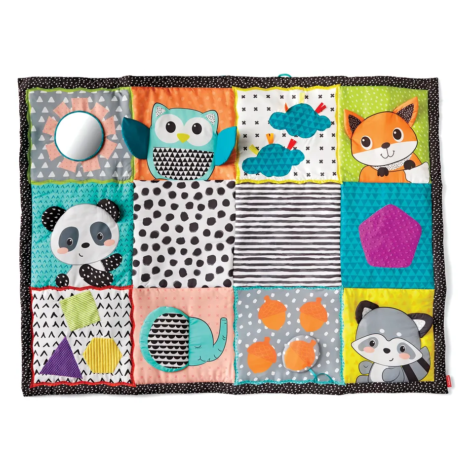 Infantino Tappeto Attività 167x127 cm con Specchio Sensoriale