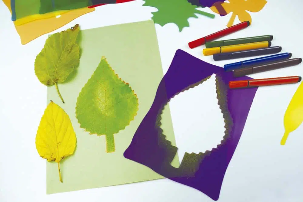 The Dida Stencil Foglie di Alberi Traslucide 6 Colori