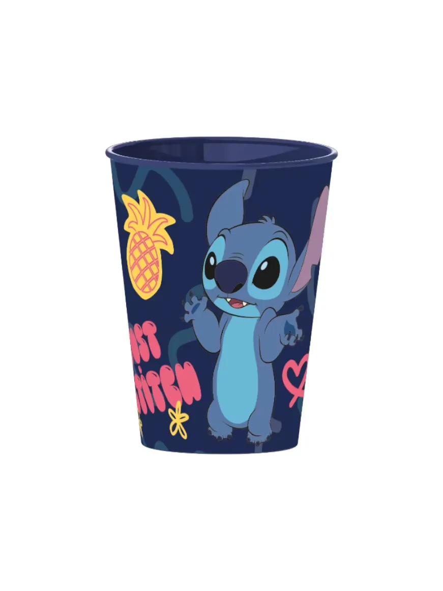Stitch Bicchiere 260 ml Blu per Bambini