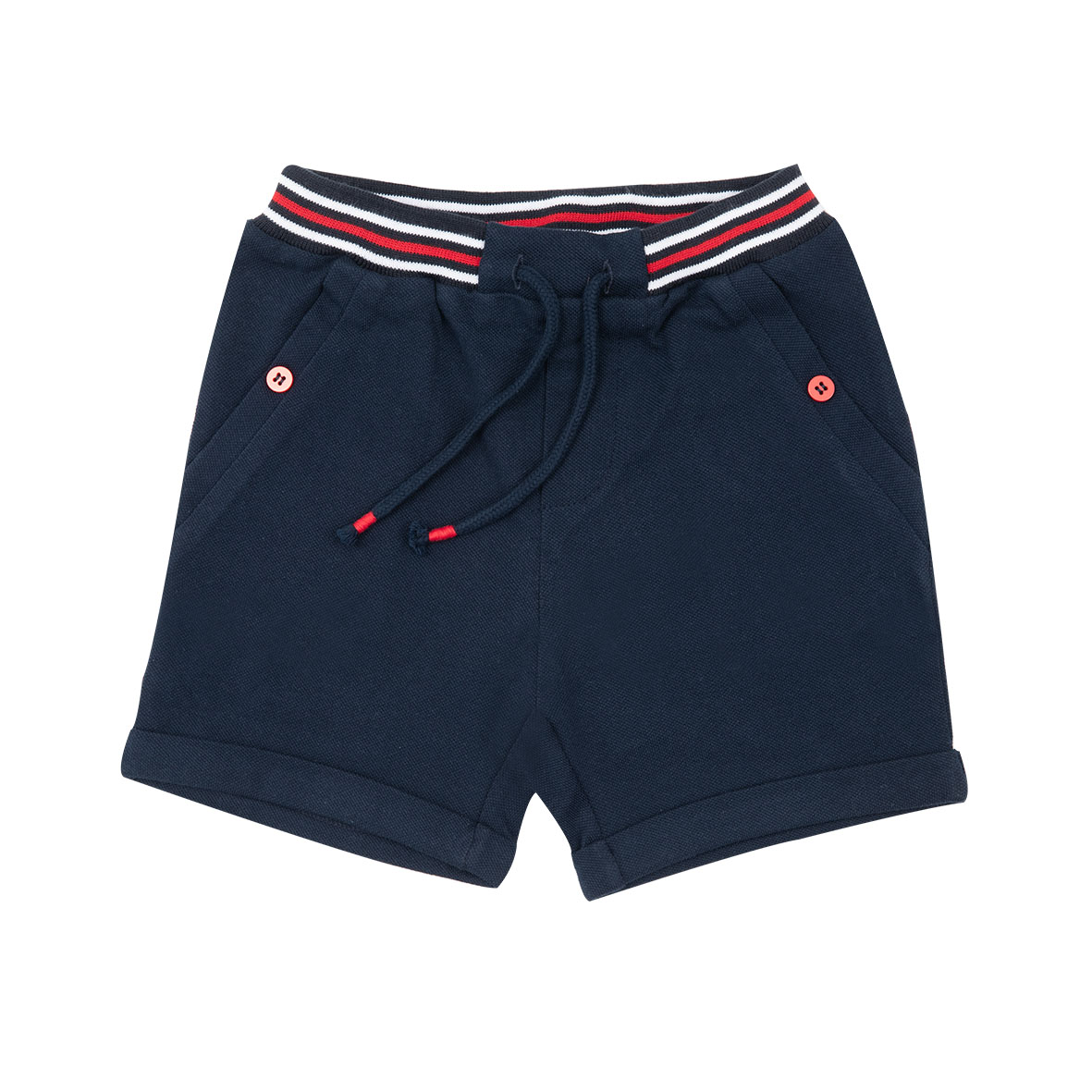 Toys Center Baby bermuda bimbo blu piquet elastico