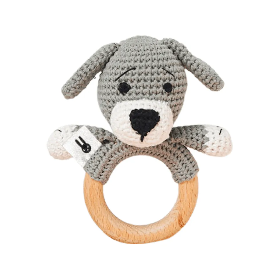 Piccoli Toys Cesare Sonaglio Uncinetto Cane in Cotone