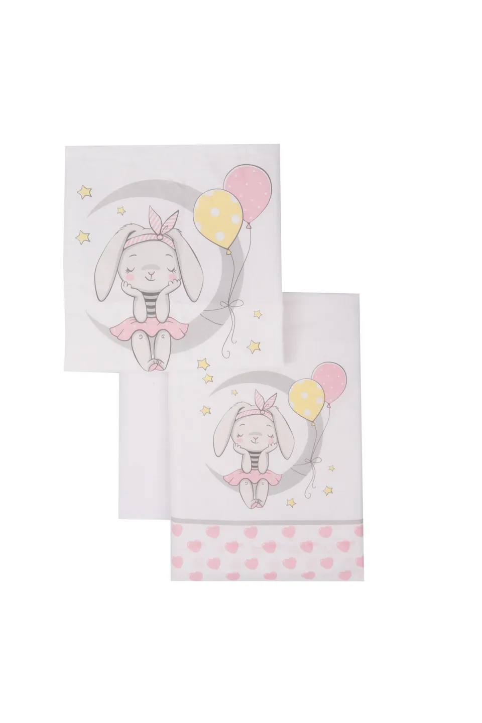 Mawi Dream Set Lenzuola Lettino Rosa Coniglietto 3 Pezzi