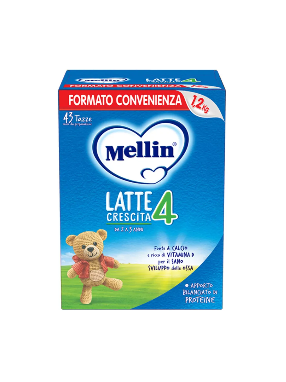 Mellin Latte Crescita 4 Polvere 1200 g con Ferro