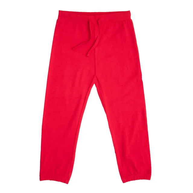 Toys Center Baby pantalone lungo bambino rosso french terry