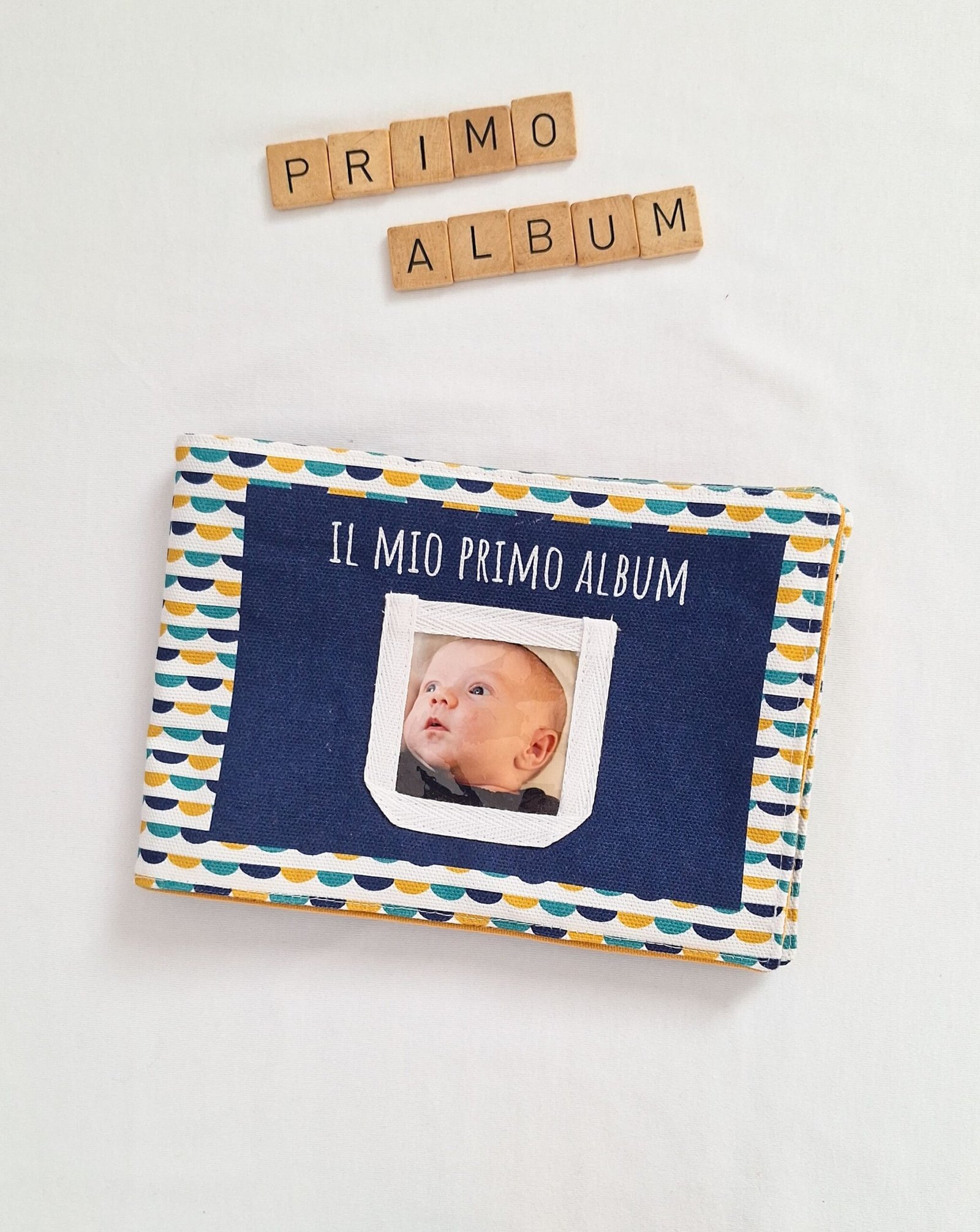 M'Amélie Creations Album Foto Bambini in Tessuto Famiglia