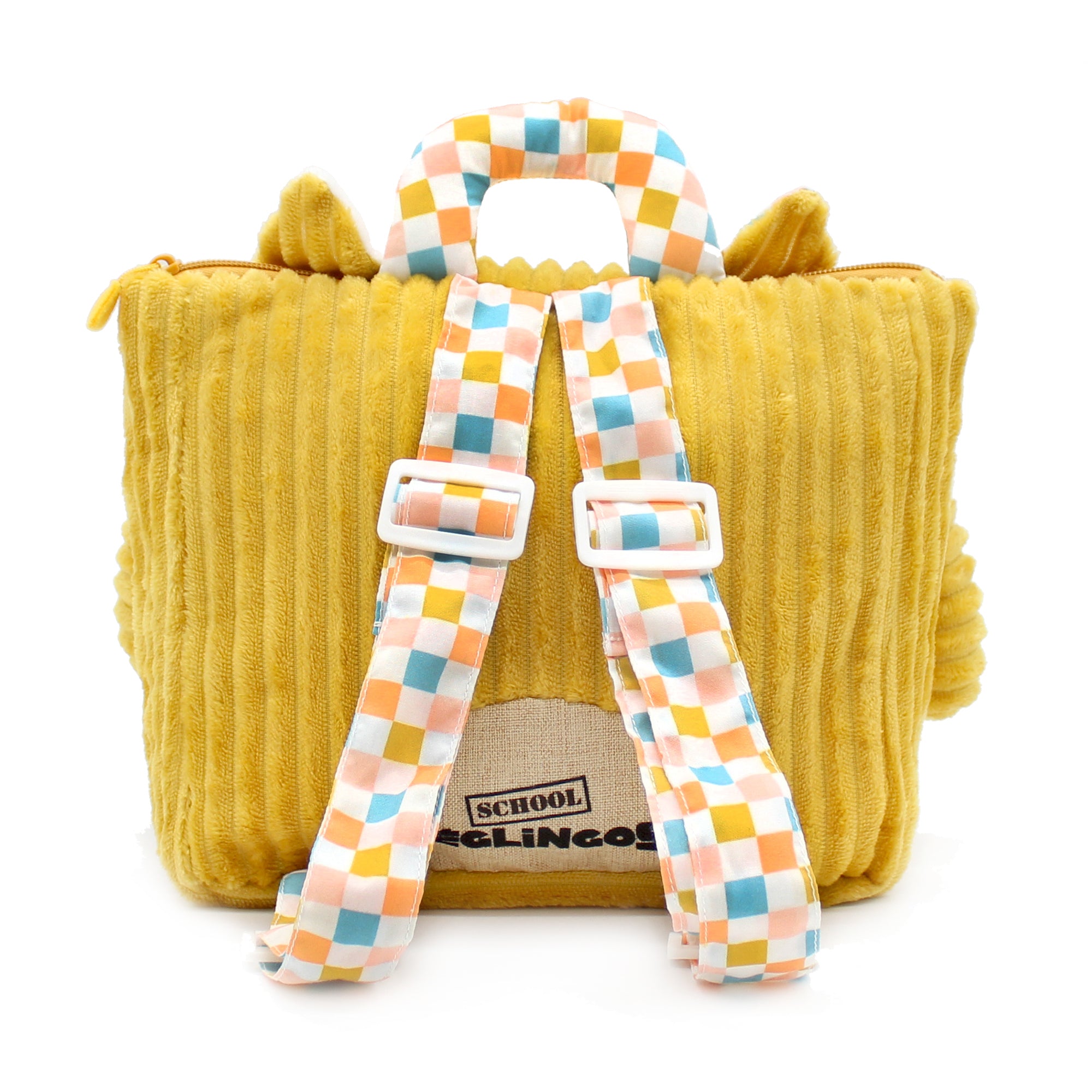 Les Deglingos Cyranos zaino asilo giallo senape 24 cm