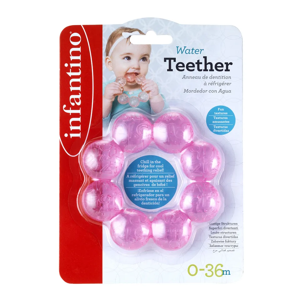Infantino dentaruolo rosa massaggiagengive
