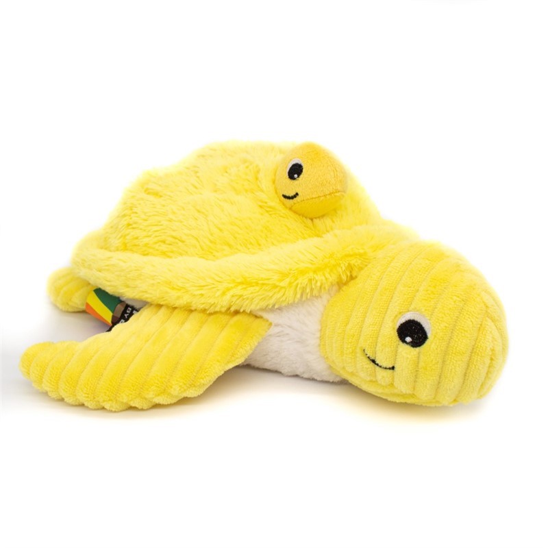 Les Déglingos Ptipotos Sauvenou Peluche Tartaruga Bebè Giallo