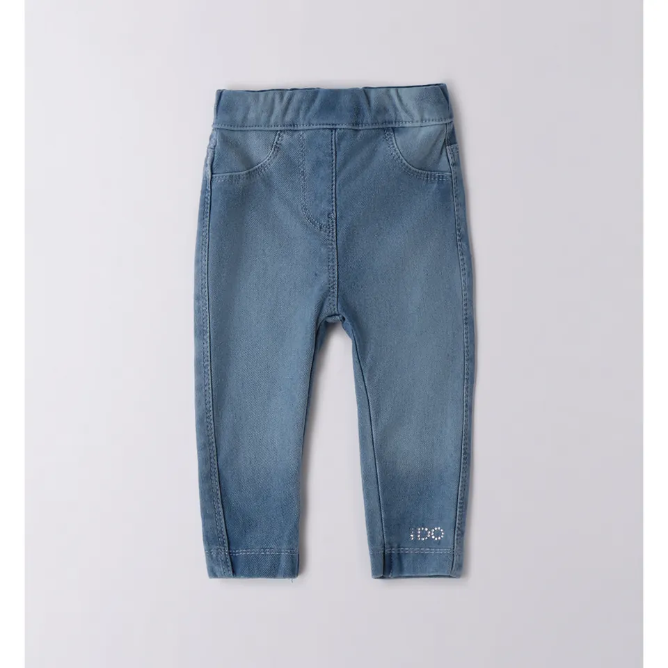 iDO Fake Denim leggings bambina denim stretch