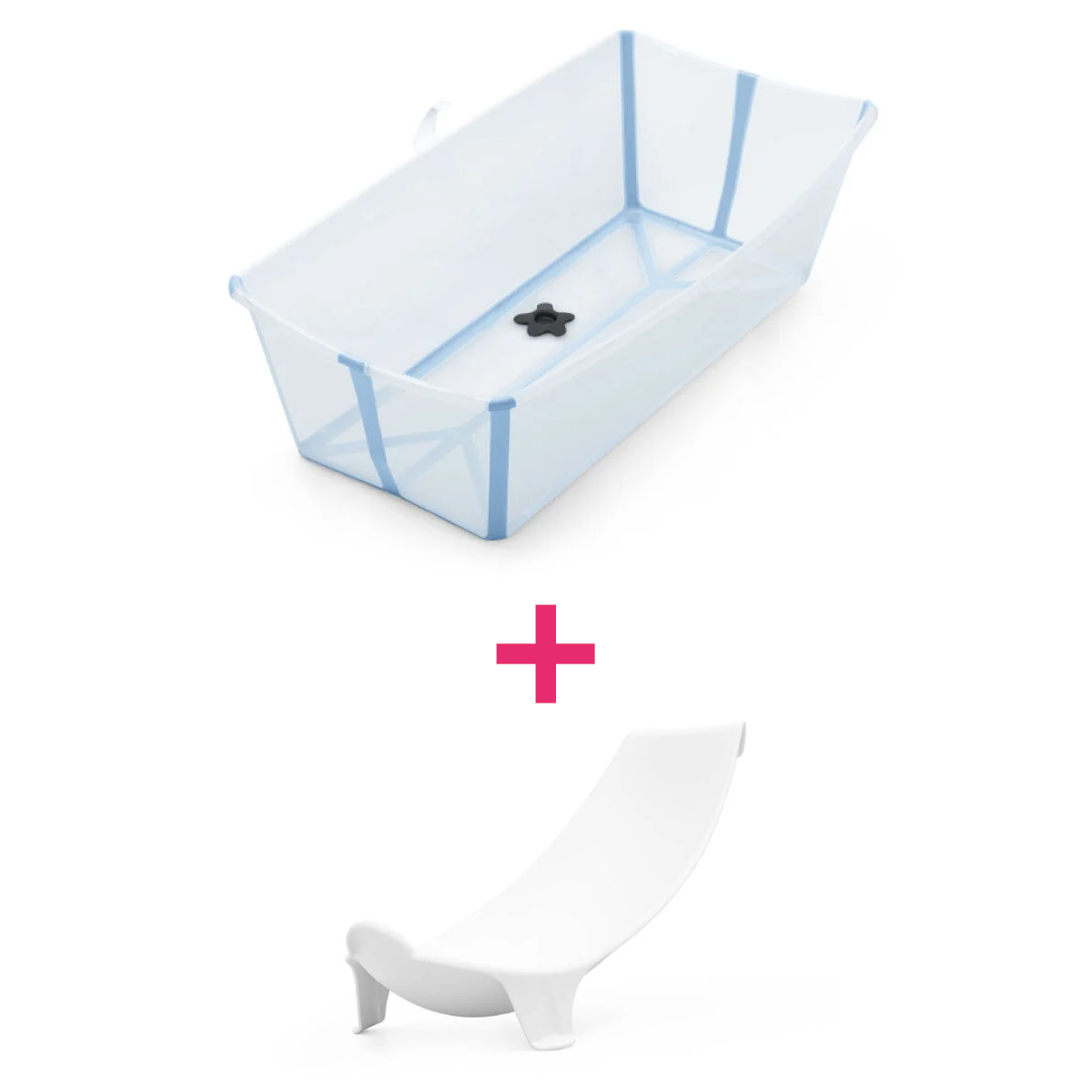 Stokke Flexi Bath XLarge vaschetta Ocean Blue + supporto
