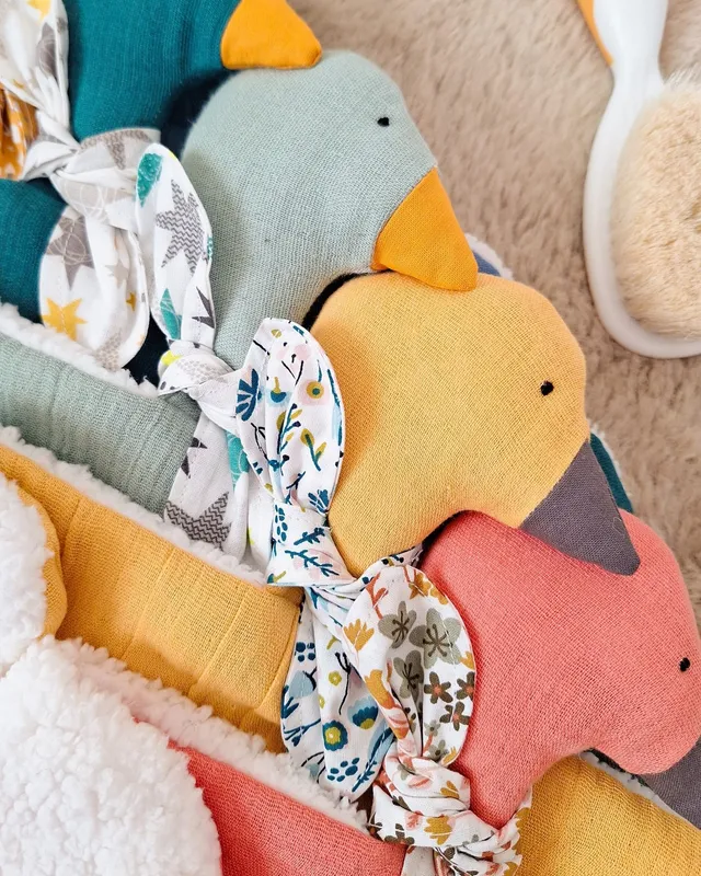 M'Amélie Creations Doudou Paperella Peluche Nanna Personalizzato