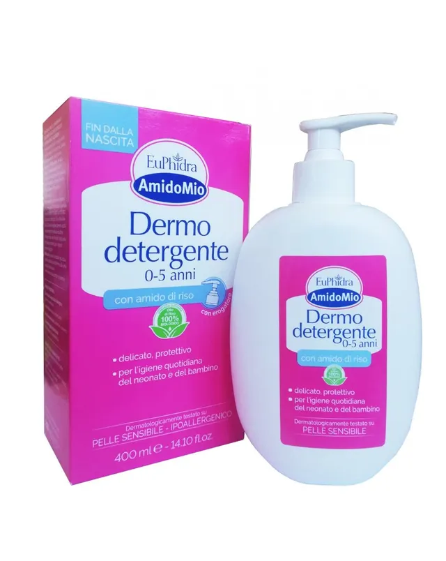 Amido Mio Dermodetergente 0-5 Anni 400 ml Idratante