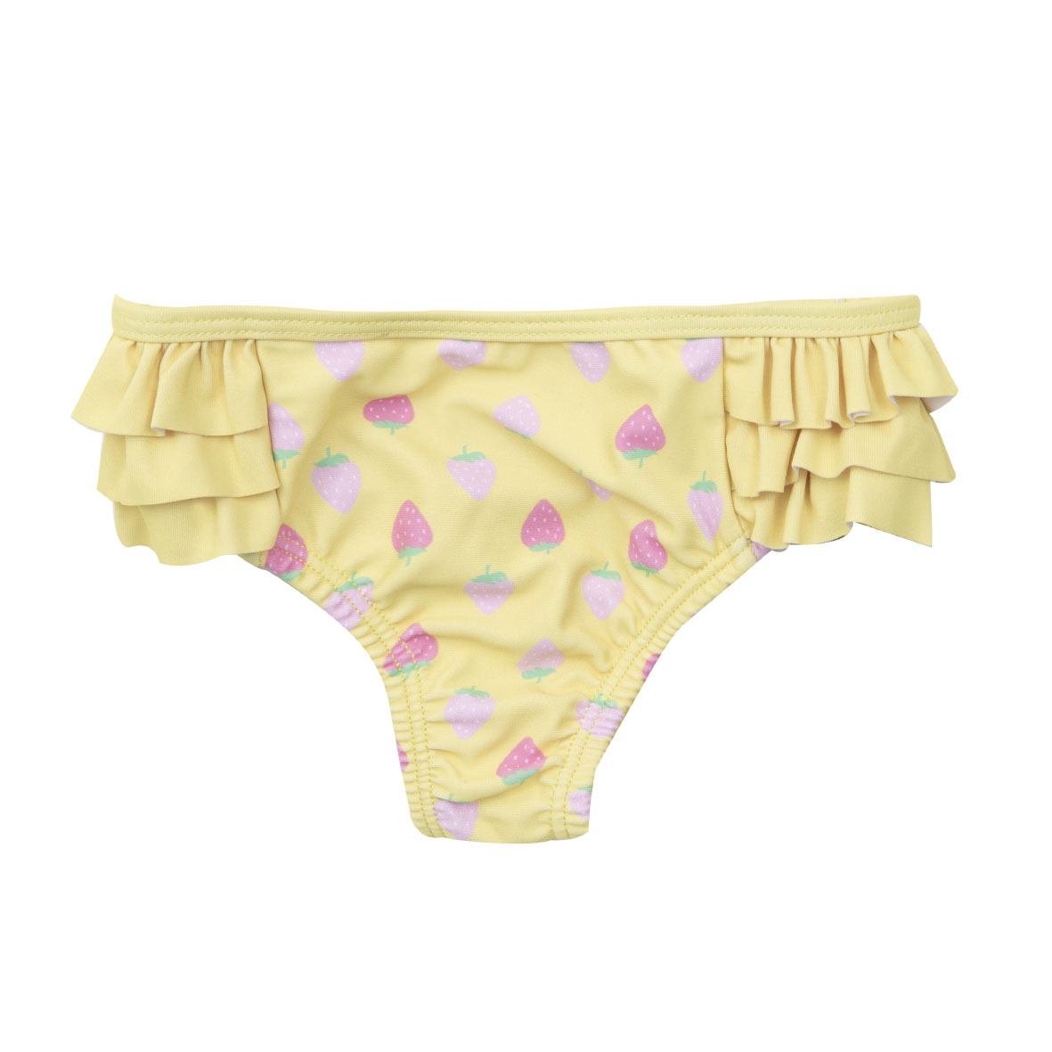 Toys Center Baby costume slip bimba giallo fragoline con frill