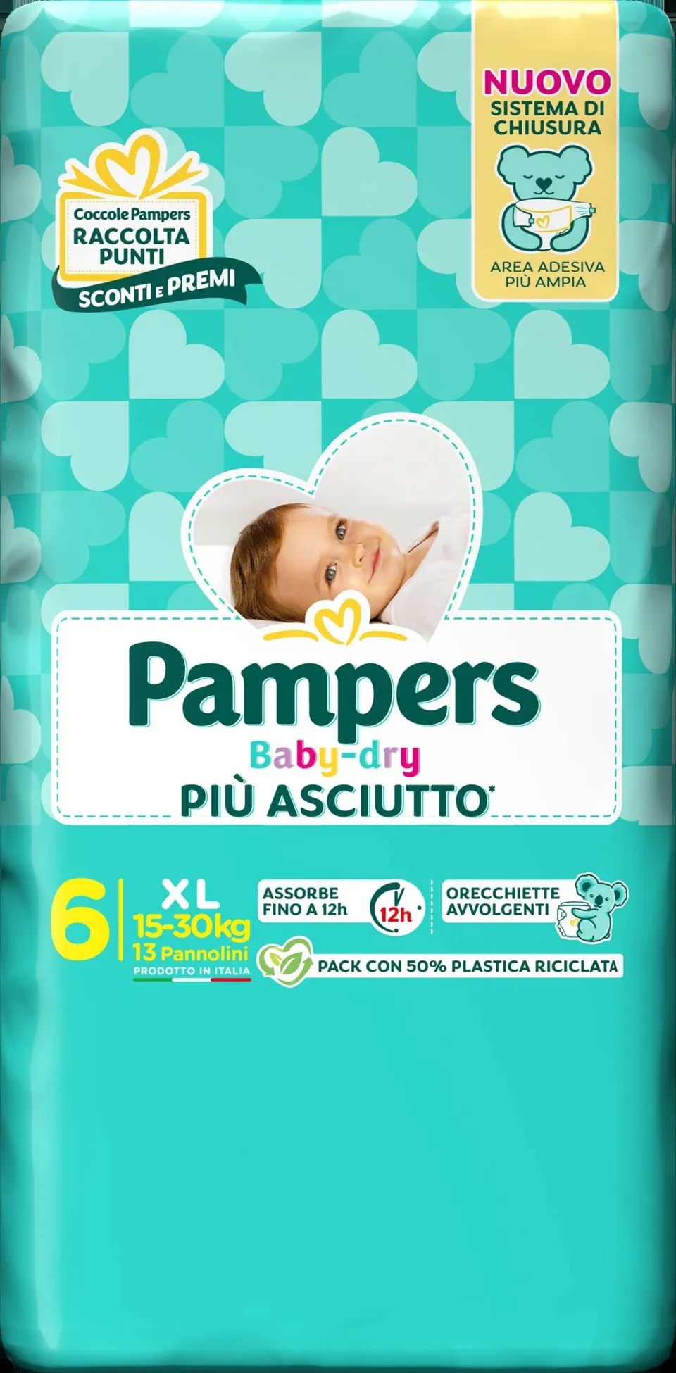 Pampers Baby-Dry pannolini XL 13 pezzi assorbenti