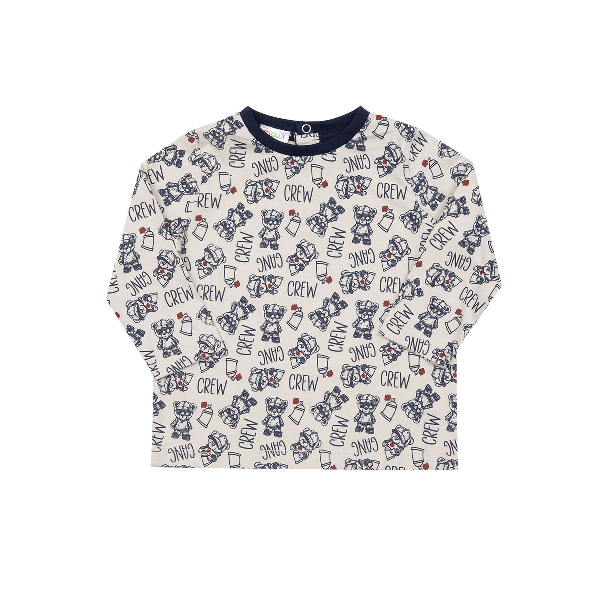 Toys Center Baby Mawi maglia beige stampa orsetti