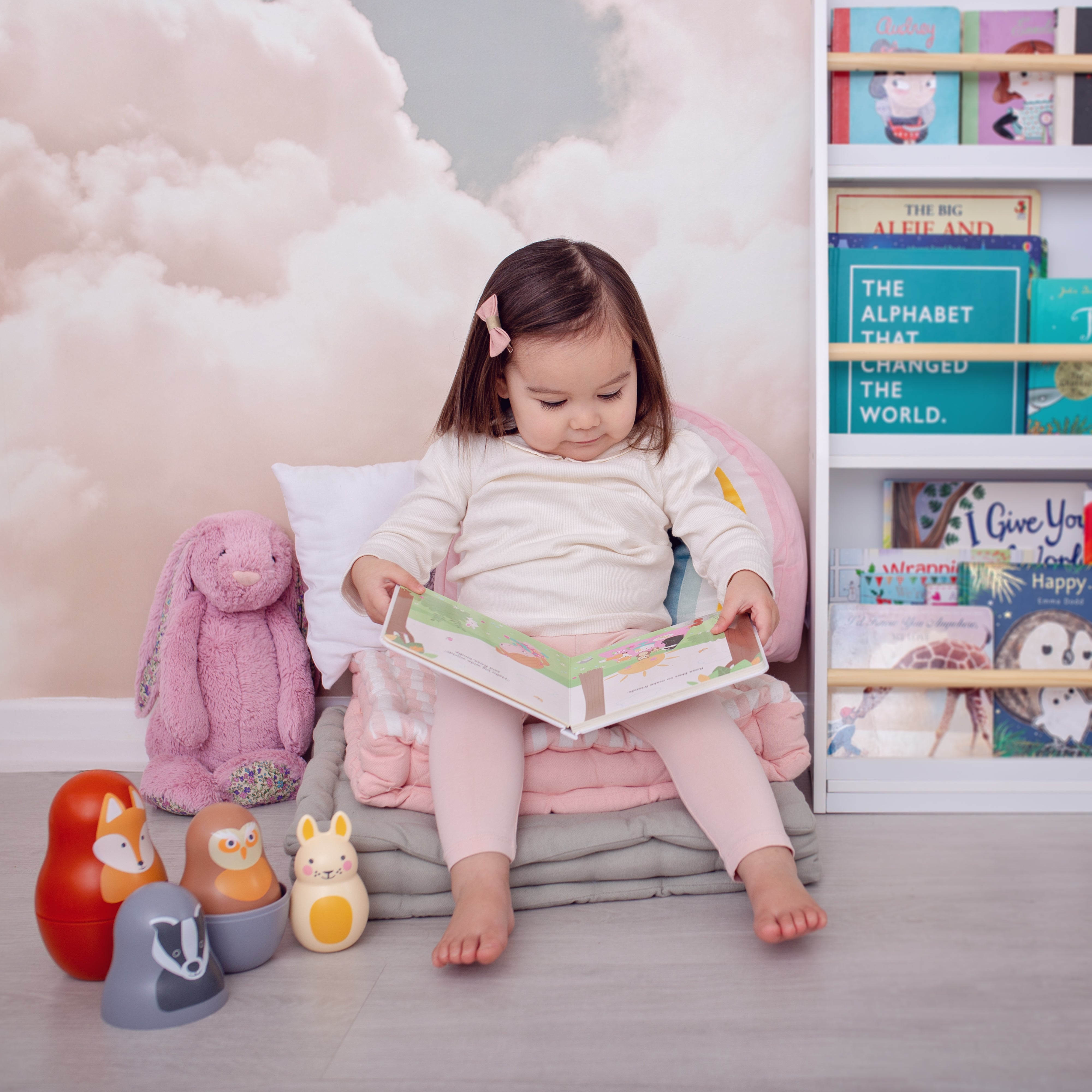 Rosa & Bo Say Hello libro cartonato prime parole