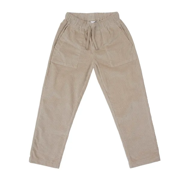 Mawi pantalone velluto a coste tasconi vita regolabile