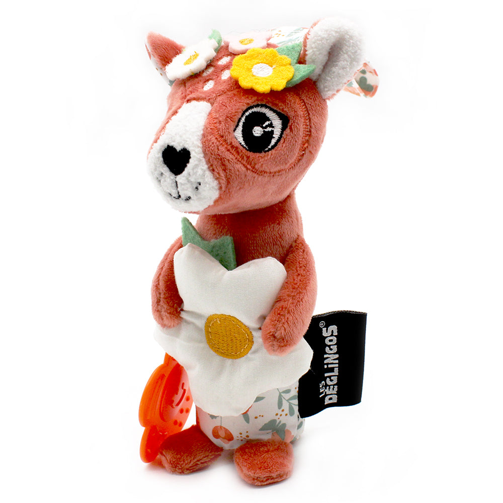 Les Déglingos Mélimélos Cerva peluche sonaglio appendere