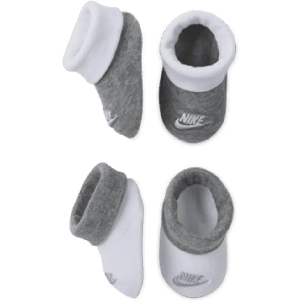 Nike Futura calzini bimbi 0-24 mesi 2 paia contrasto