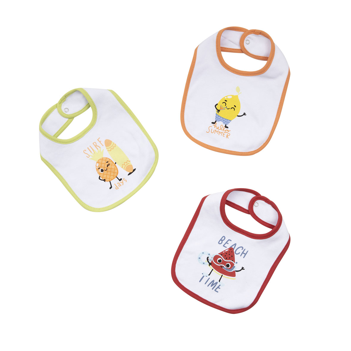 Toys Center Baby set 3 bavaglini bimbo multicolor