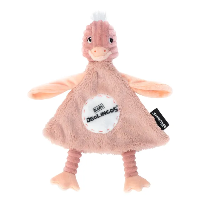 Les Déglingos Pomelos doudou piatto rosa dalla nascita