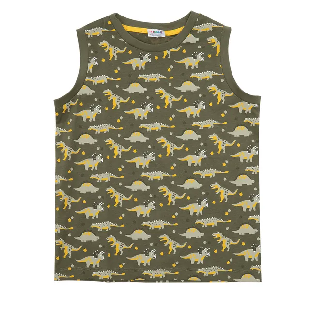 Toys Center Baby Canottiera Jersey Verde Dino Cotone