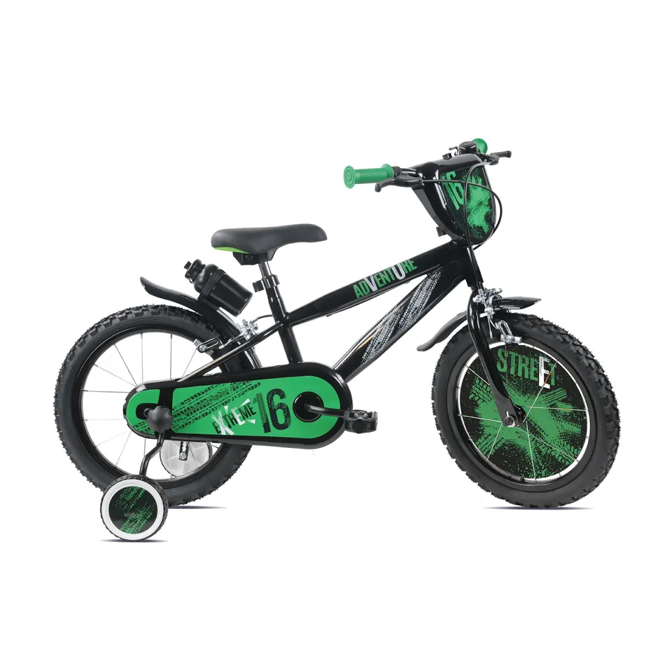 Toys Center Baby Adventure bici 16 pollici con rotelle